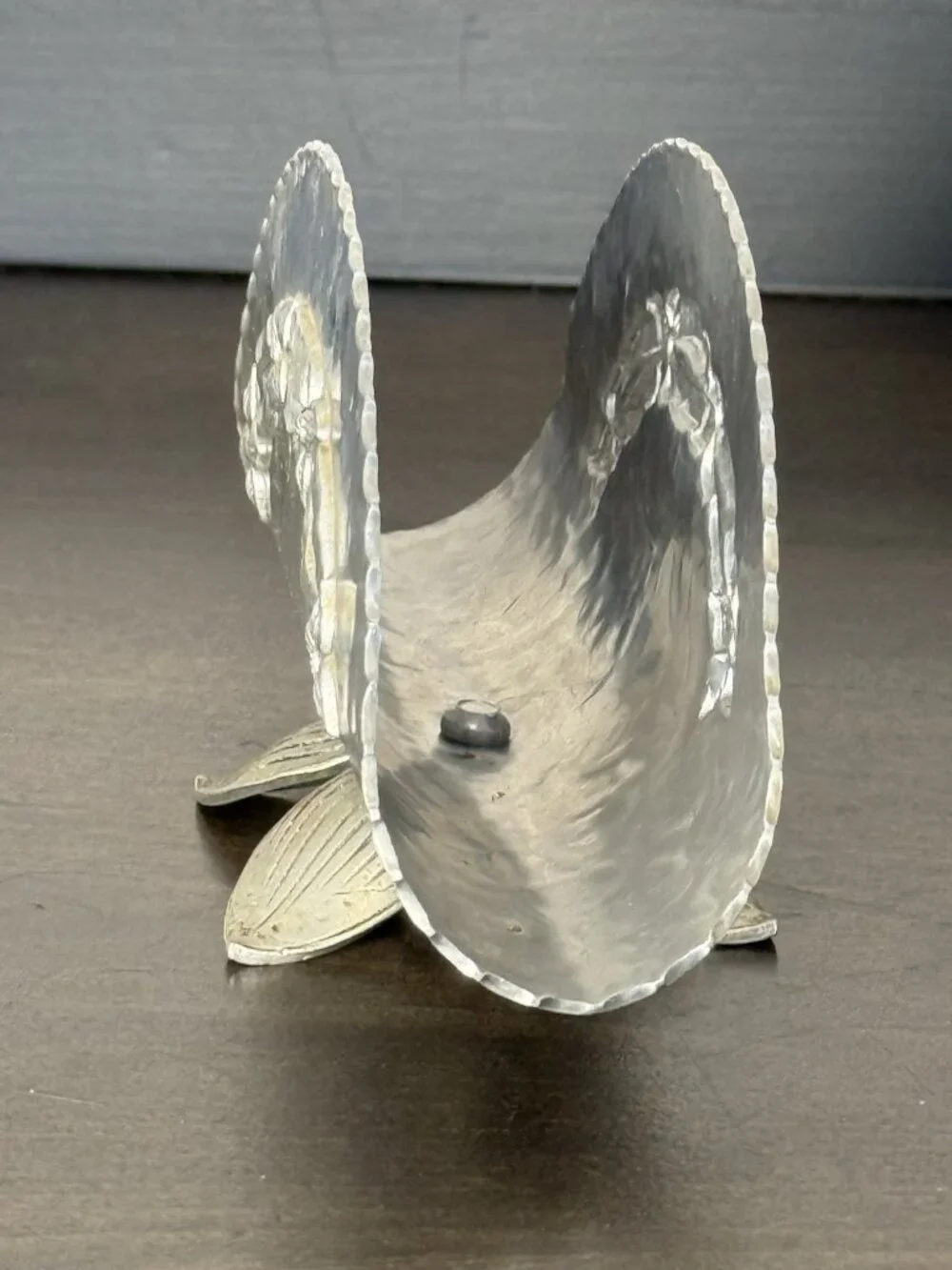 VTG Silver Metal Napkin/Mail Holder/Plate Stand/ Knife Holder Use Imagination!!